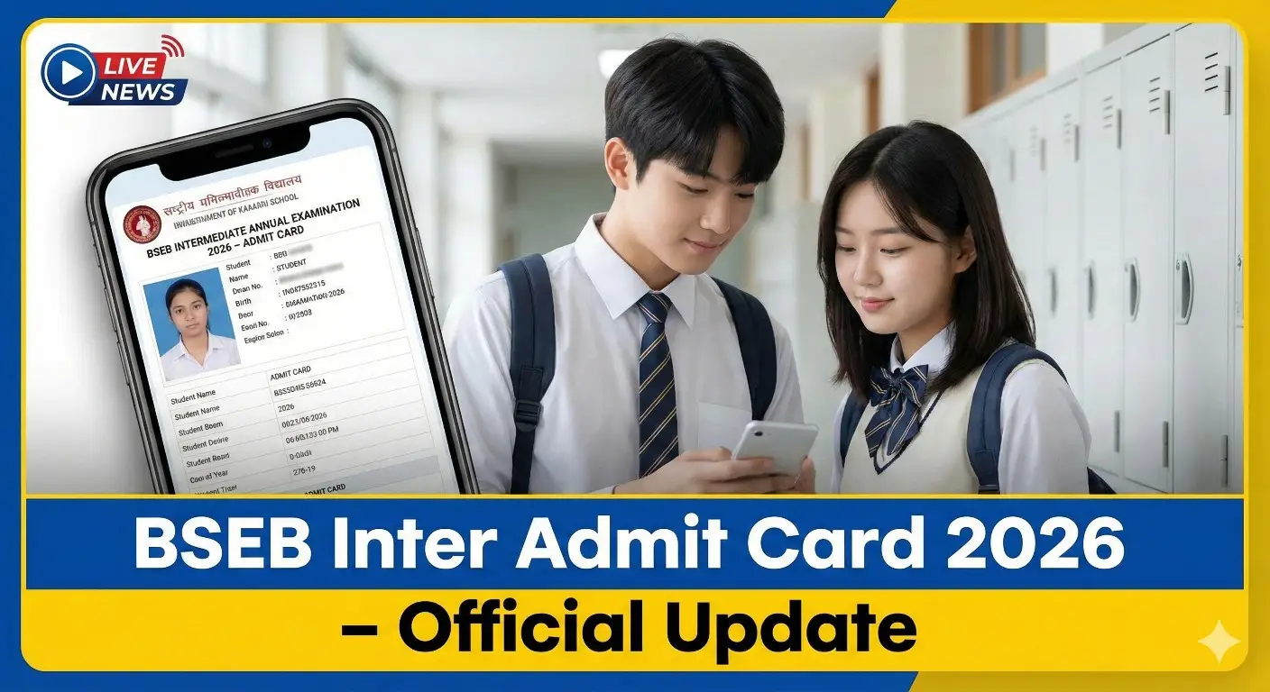 BSEB Inter Admit Card 2026 Official Download Link